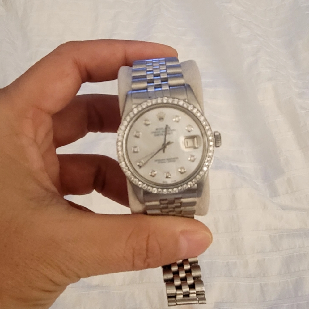 Men’s Rolex diamond 36mm
